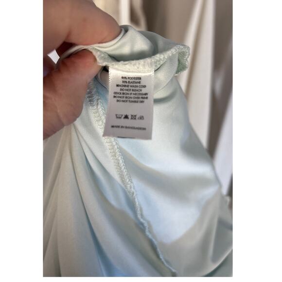 Ms. to Mrs. Womens Sz 3X Bride Vibes Only Light Blue Bridal Racerback Tank #0182 - Picture 6 of 6